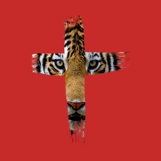 Tiger In A Cross by StormChaserD