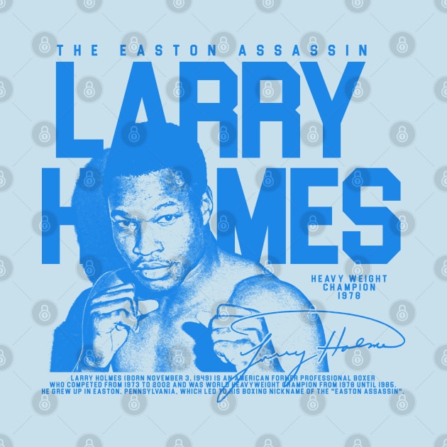 Larry Holmes - Blue by Bingung Mikir Nama Design