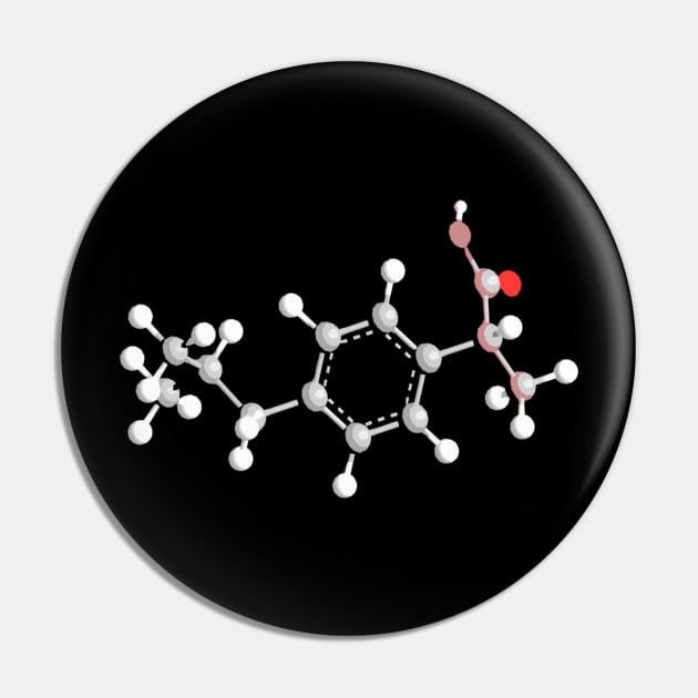 Ibuprofen Molecule Pin by ChemECool