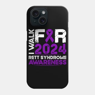 Rett Syndrome Awareness 2024 Walk Phone Case