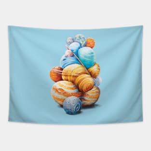 Planetary Pile-Up Tapestry