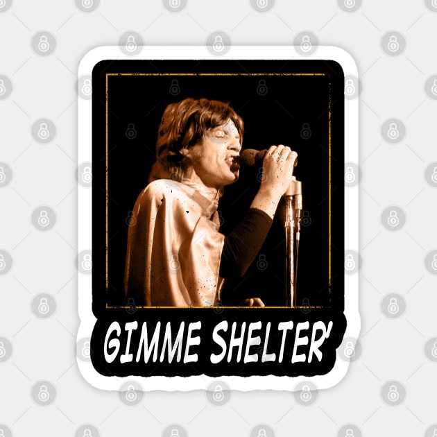 Capturing the Counterculture Shelter Retro Style Magnet by TheBlingGroupArt