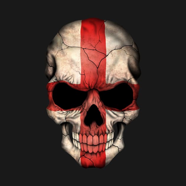 English Flag Skull by jeffbartels