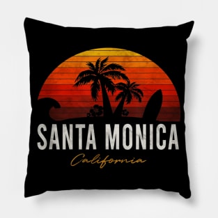 Santa Monica Beach California Pillow