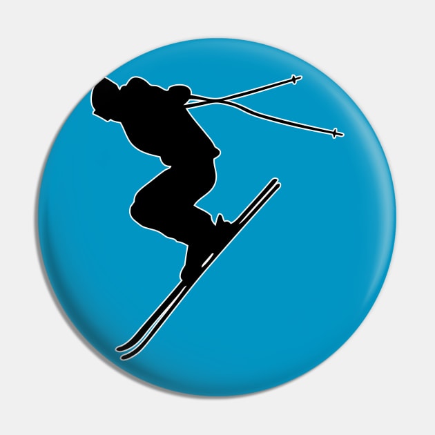 ski Pin by Huggy Mauve