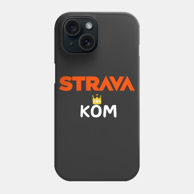 Strava KOM, Strava Running Gift, Cycling Gifts, Strava Gift Phone Case by Raw Designs LDN