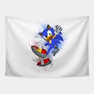 Sonic Pen Sketch Tapestry