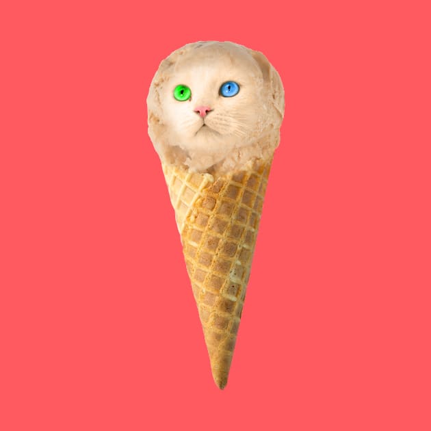 Ice Cream Cone Cat by Emperor Frenguin