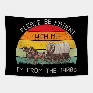 Please be patient with me i'm from the 1900s Tapestry