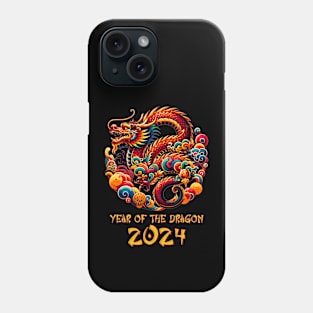 Asian Festive Year Of The Dragon - Chinese Lunar New Year Phone Case