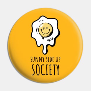 Sunny Side Up Society Runny Smiling Egg Pin