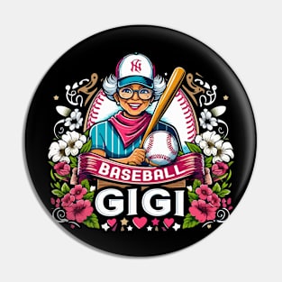 Baseball Gigi Women Ballpark Gigi Baseball Mom Pin