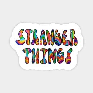 Stranger Things 80s Theme Magnet