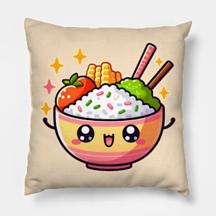 Kawaii Rice Bowl Cutie Pillow