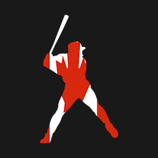 Canadian Flag - Canada Baseball Player T-Shirt