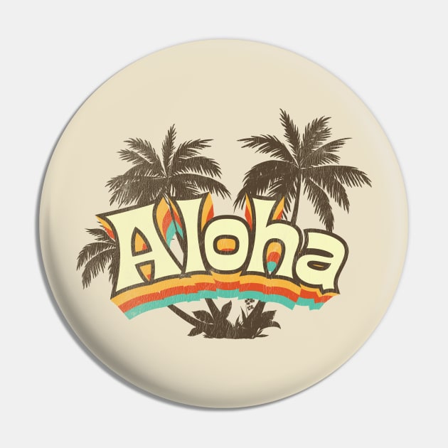 Aloha Palm Trees Pin by Wright Art