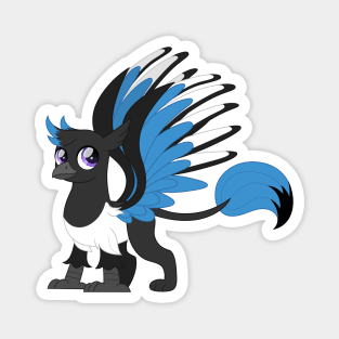 Garrett the Magpie Griffon Magnet