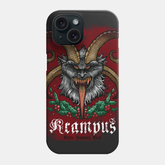 Krampus Phone Case by celtichammerclub