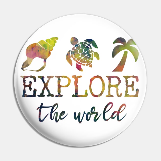 Explore the world Pin by BoogieCreates