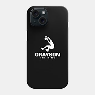 Grayson Custom Player Basketball Your Name The King Phone Case