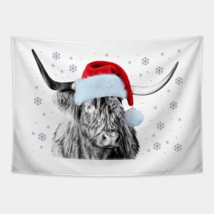 Highland Cow, Cladich Christmas Tapestry