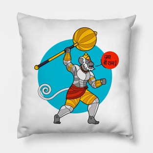 Hanuman Triumphant Pillow