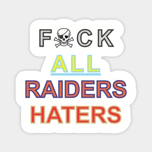 Raiders Haters Magnet