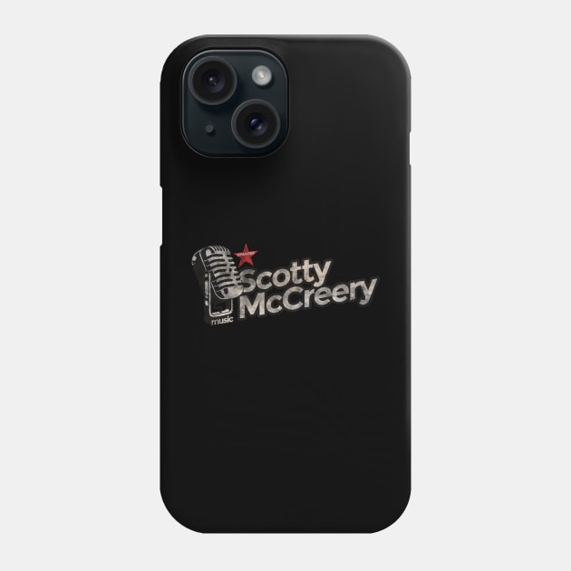 Scotty McCreery - Vintage Microphone Phone Case by G-THE BOX