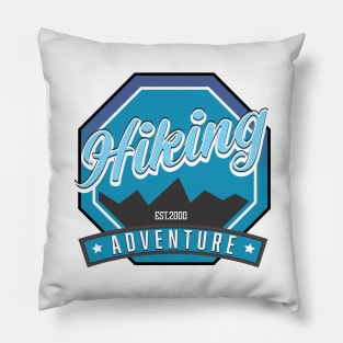 Hiking Adventure patch Pillow