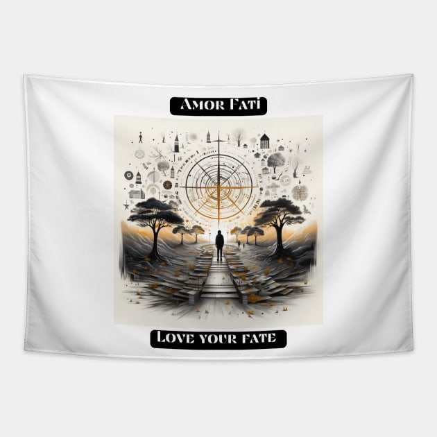 Amor Fati - Love your fate Tapestry by St01k@