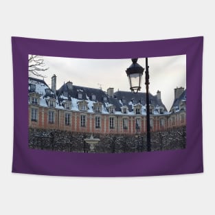 Paris Place des Vosges in the Winter Tapestry