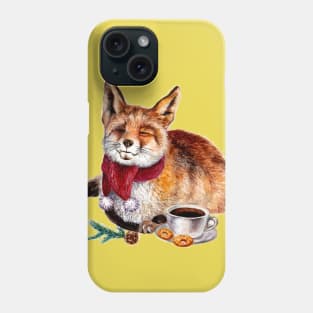 Coffee Fox Phone Case