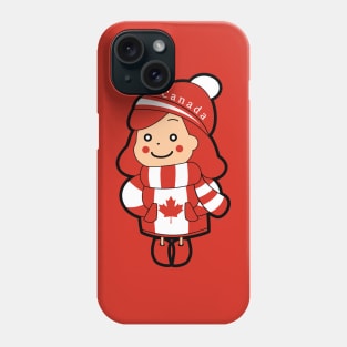 Canadian Girl Phone Case