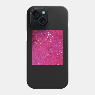 Photographic Image of Pink Glitter Phone Case