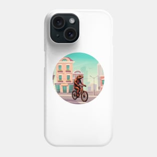 Adorable Lizard On A Bike Ride Phone Case