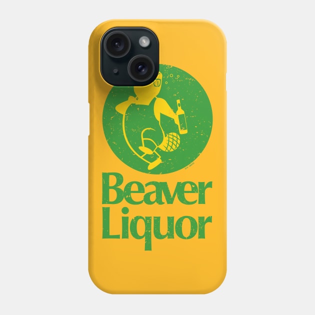 Beaver Liquor (Worn) Phone Case by Roufxis