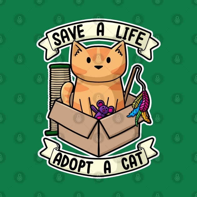 Save A Life - Adopt a Cat by Doodlecats 