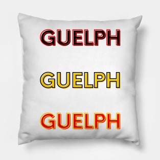 Guelph x3 Sticker Pack Pillow