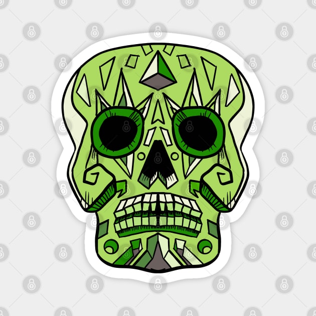 Candy Skull 4 Magnet by fakeface