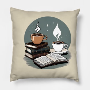 coffee and study night Pillow