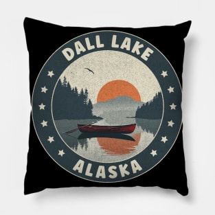 Dall Lake Alaska Sunset Pillow