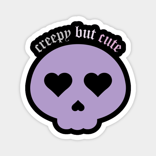 Pastel Goth Creepy Cute Magnet by SeaGreen