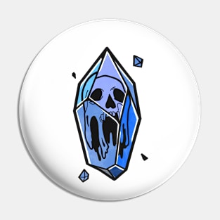Crystal Skull Pin