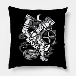 Hiphop Astronaut Ripple XRP Coin To The Moon Crypto Token Cryptocurrency Wallet HODL Birthday Gift For Men Women Pillow