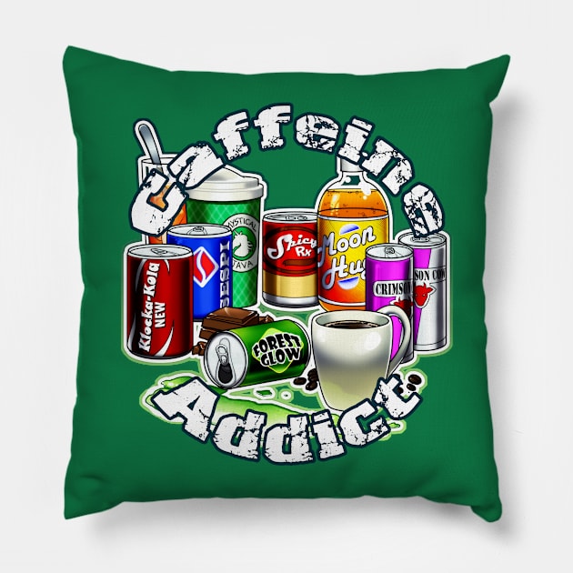 Caffeine Addict Pillow by theghostfire