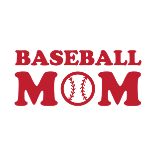 Baseball Mom Red T-Shirt