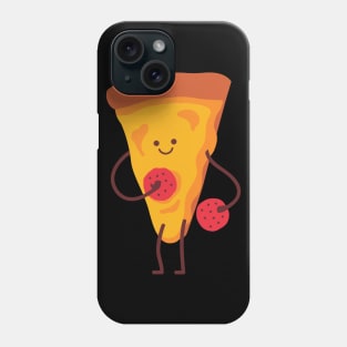 Cartoon Pepperoni Cute Pizza Slice Phone Case