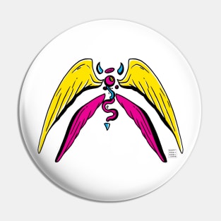 CMYK Angel Eye Pin