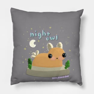 Night owl sea bunny Pillow