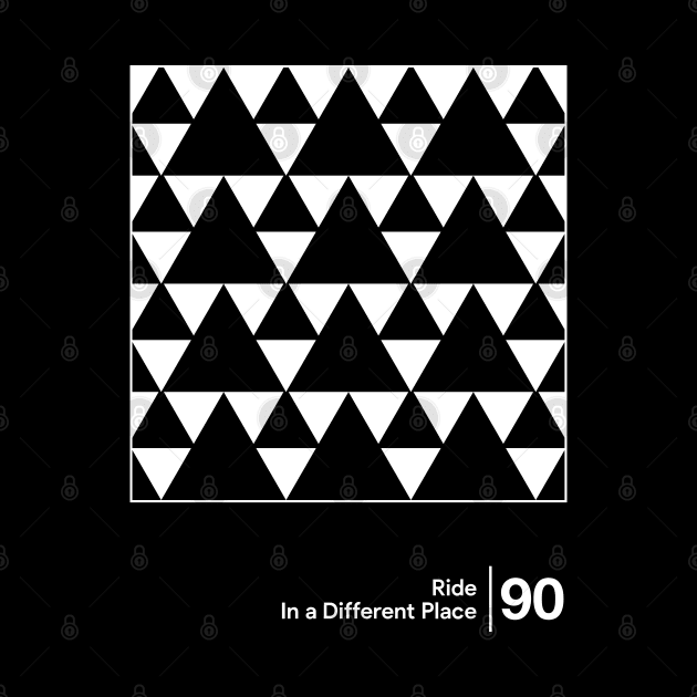 Ride - In A Different Place / Minimalist Style Artwork by saudade